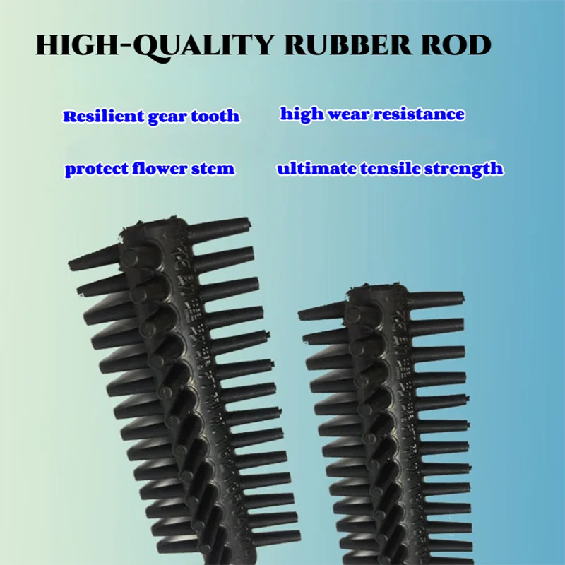 Rubber Rods for Flower Thorn Removing Machine, High Quality,Resilient Gear Tooth, Protect Flower Stem, Ultimate Tensile Strength