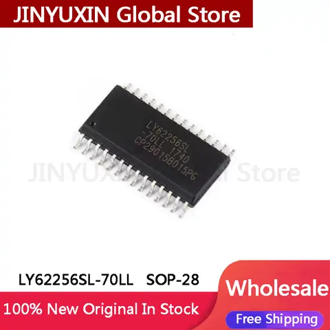 5pcs LY62256SL LY62256SL-70LL LY62256 SOP-28 IC Chip In Stock Wholesale