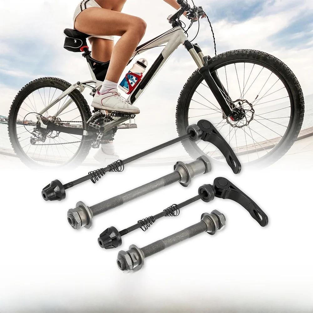 AliExpress X Autohaux 1 Set 9.5mm Bicycle Bike Quick Release Skewer Front Rear Wheel Hub Hollow Axle Metal for MTB BMX