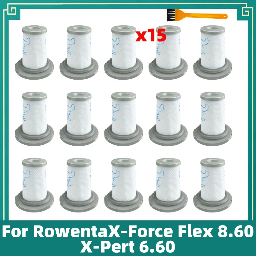 For Rowenta X-Force Flex 8.60 X-Pert 6.60 Cordless Vacuum Cleaner Washable Filter ZR009006 Attachment Replacement Spare Part