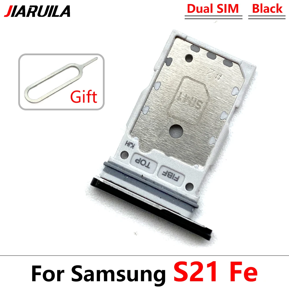 Phone Sim Card Tray For Samsung  S21 Fe / S21 Ultra / S21 Plus G990 G991 G996 G998 New SIM Chip Slot Holder With Tool