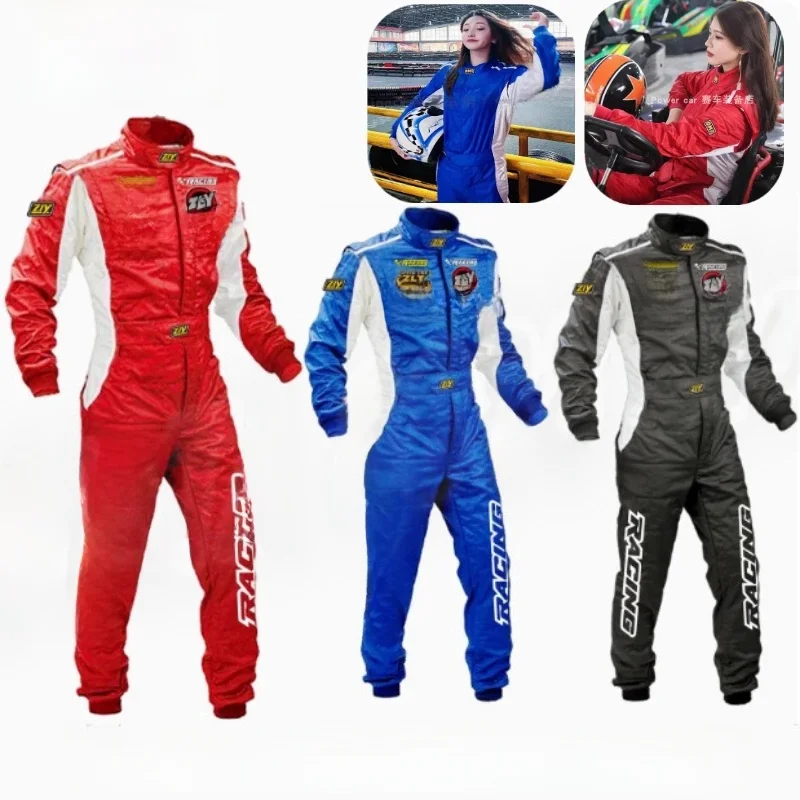 AliExpress Adult and Children's Car Kart One-piece Racing Suit ATV ATV UTV Mountain Bike Off-road Racing Suit Men and Women