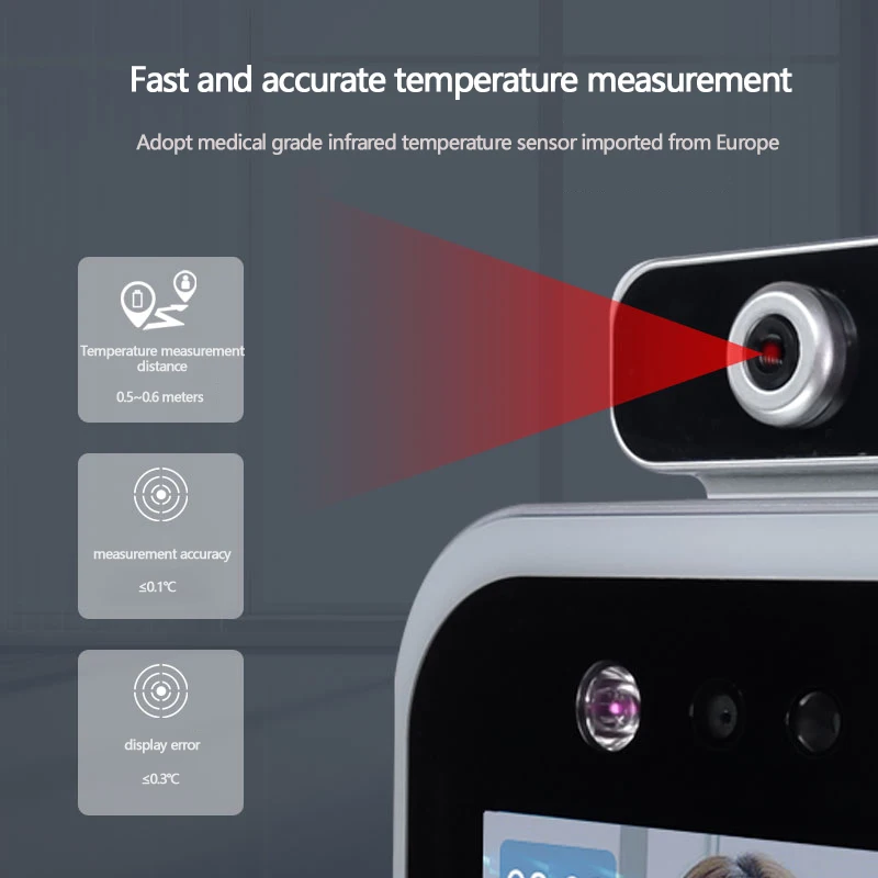 5 zoll HD Touchscreen Wifi Dynamische Gesicht Anerkennung Teilnahme Access Control System Mitarbeiter Teilnahme Access Control