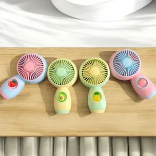 Mini Ventilador Portátil recargable, USB com, diseño Divertido