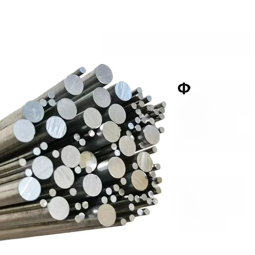 Tige solide en aluminium Φ 1-8mm de diamètre 300mm de longueur, 5 pièces de haute qualité, barre ronde droite en aluminium, 5 pièces