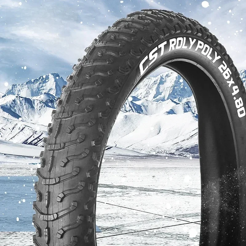 AliExpress NONE CST Beach Snow Bike Tires 26inch Anti Puncture Fatbike Tyre 122-559 26x4.80 E- Bike Tyres Non-slip Riding Bicycle Tyres