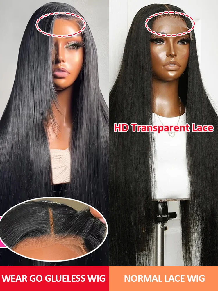 Mossily 300 densidade brasileira 30 40 Polegada osso em linha reta 13x4 13x6 hd frente do laço perucas de cabelo humano peruca frontal do laço 5x5 peruca sem cola