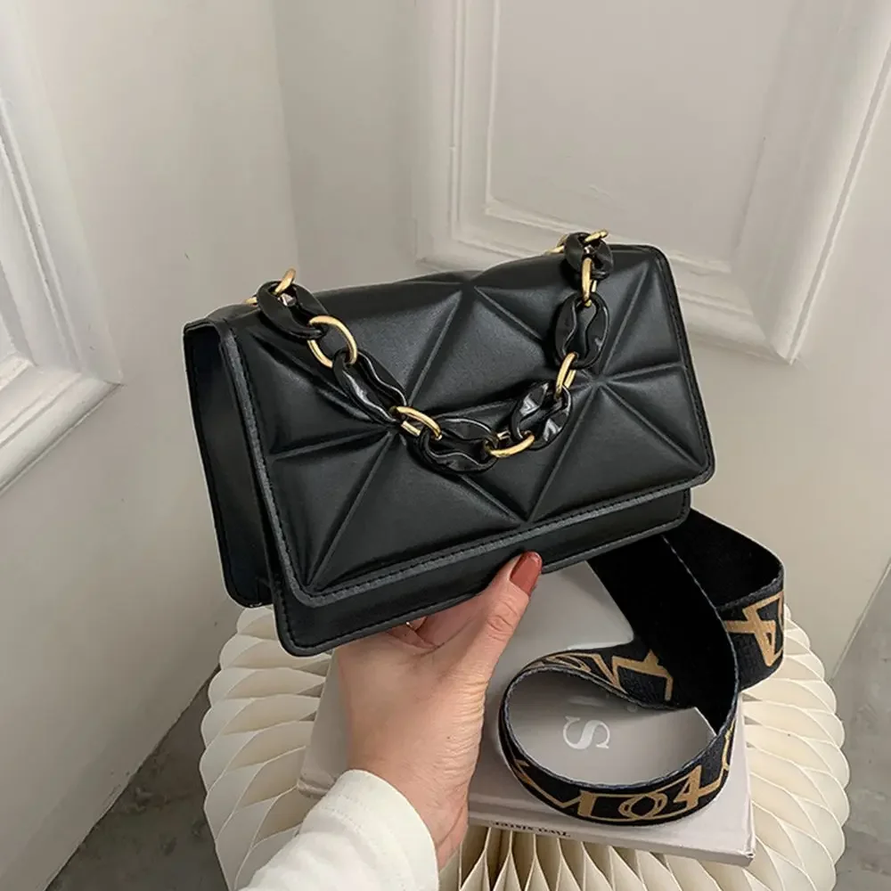 Moda damska torba na ramię torebki PU skórzana torba z klapką kobiece dużej pojemności codzienne Crossobdy Clutch — zdjęcie 2