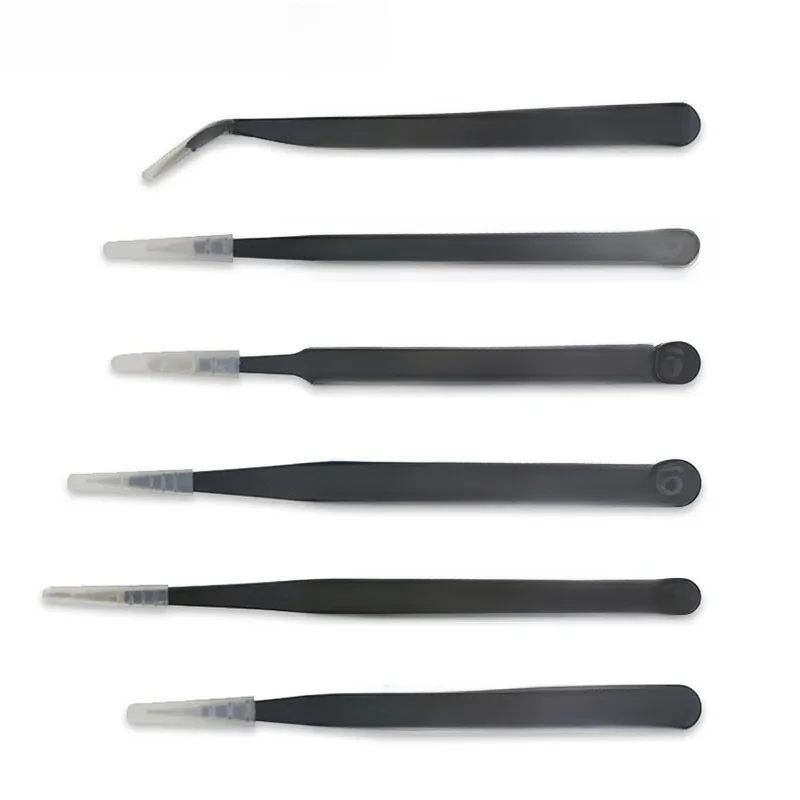 1 sztuk VETUS BGA ESD pęseta antystatyczna ze stali nierdzewnej ESD-10 ESD-11 ESD-12 ESD-13 ESD-14 ESD-15 SMD naprawa narzędzia do lutowania — zdjęcie 2