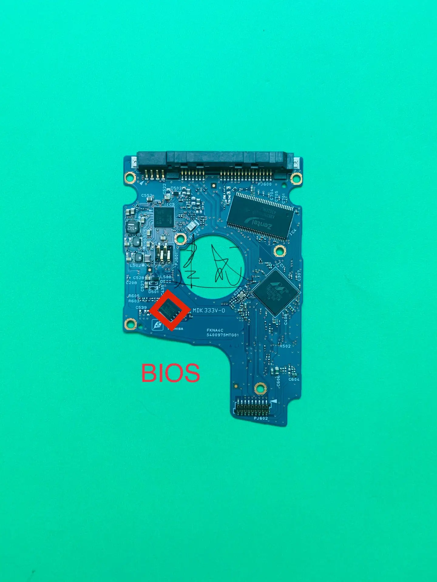 도시바 s40061 s40097 로직 보드, HDD 유지 보수 하드 디스크 PCB