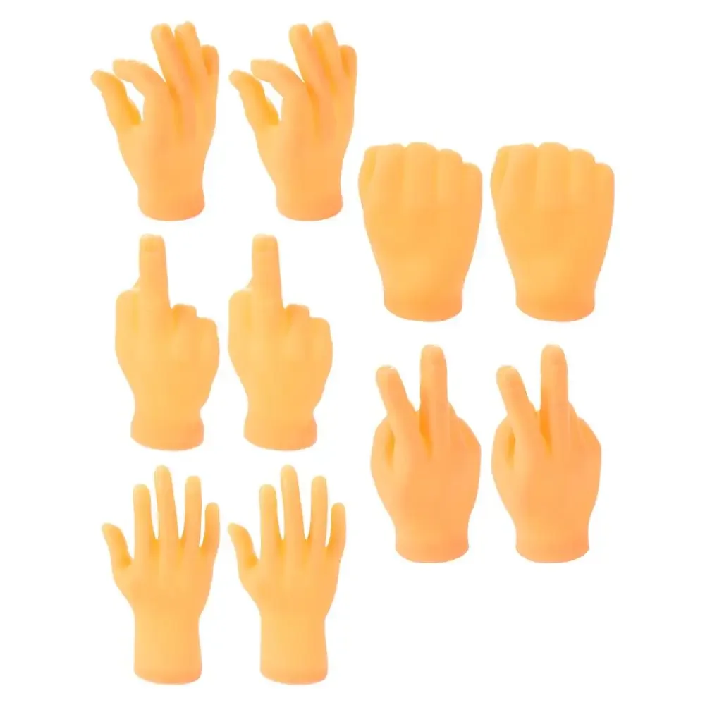1 Paar Kleine Vingerhanden Grappige Vingerfidget Kleine Handpalm Tease Kat Huisdierenfeest Halloween Cosplay Rekwisieten Nieuwigheid Speelgoed - afbeelding 2