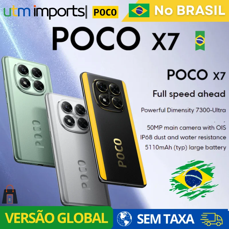 Xiaomi Poco X7 Global Version 5G Global ROM Local Stock 12GB 256GB 512GB