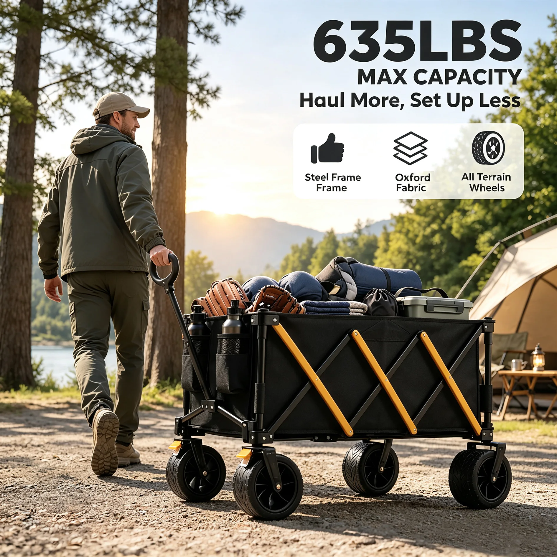 Wielofunkcyjny, ultrakompaktow – Sports Equipment Trolley recenzja i cena
