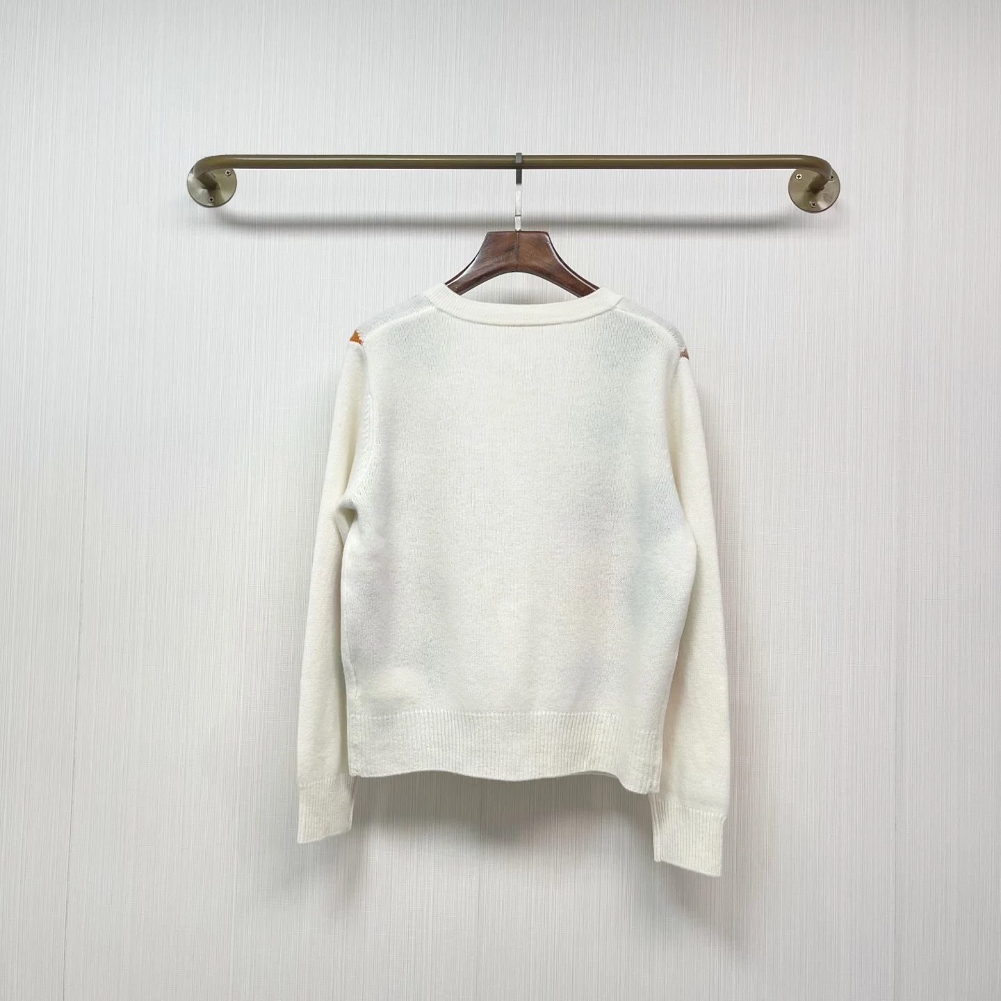 

Осень-зима 2021, новая женская одежда, ретро цветная блокировка, ромбовидная ручная вышивка, цветной пуговицы, вязаный кардиган