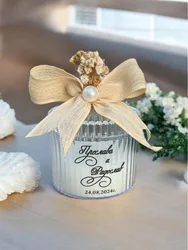 Customizable Wedding Candle Favors,Wedding Gift For Guests,wedding favors for guests,Baptism Gift Box Set, Bridesmaid Candle, Flower Candle, Babyshower Gift, Aroma Candle Souvenir Gift Box For Baby Shower Bridal Shower