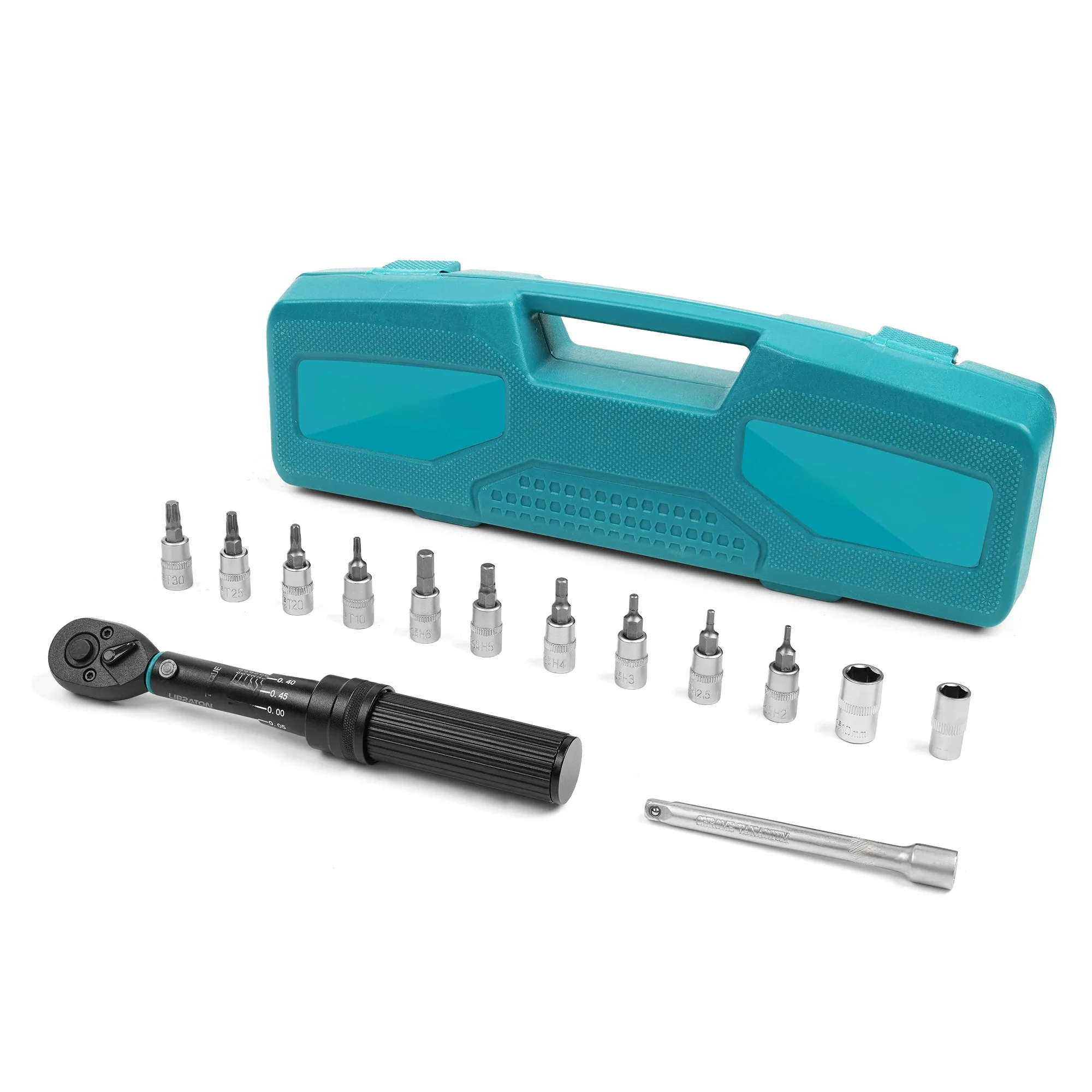 AliExpress LIBRATON Bike Torque Wrench 1/4'', 1-6Nm, 0.05 Nm Micro, Torque Wrench Drive Click Torque Wrench Set Bicycle Maintenance Kit