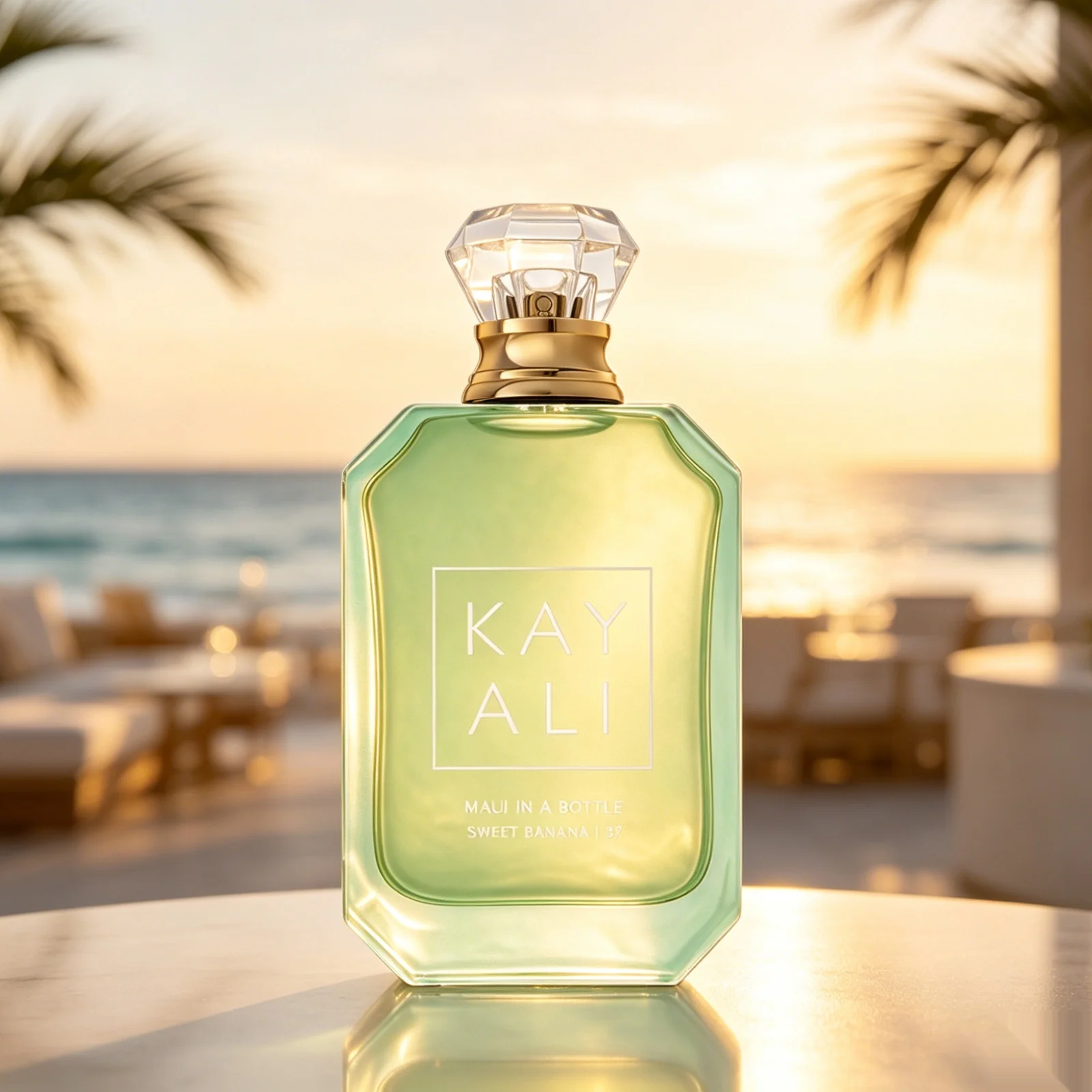 Maui In A Bottle Sweet Banana 37 EDP 100ml, Parfum fruité tropical sucré pour femmes et hommes, Fragrance premium longue durée