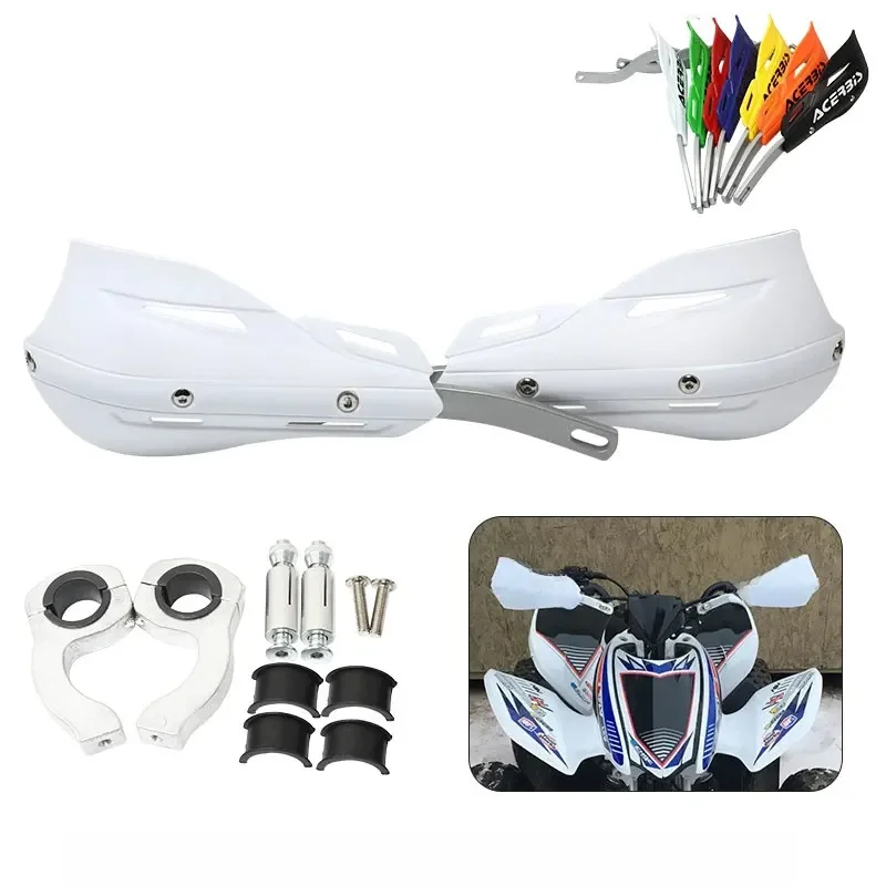 Uniwersalne osłony dłoni motocyklowe 22mm 28mm, ochraniacze na kierownicę, zestawy montażowe, pasują do wszystkich motocykli terenowych i enduro. — 2