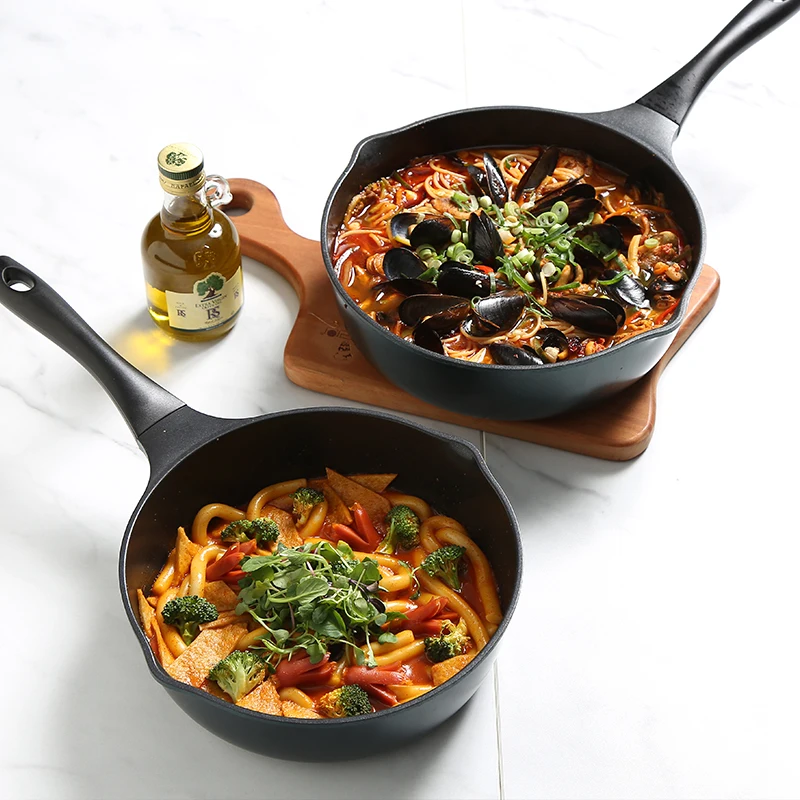 مقلاة جديدة مطلية غير لاصقة بطلاء Xylan ، حجم مروحة ، 20 لون 24 24 خفيف ، 26 من العمر ، خيار اختياري 1 ، تصنيع محلي #6