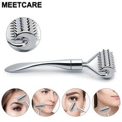 Face Roller Massage Zinc Alloy Facial Neck Spatula Roller Massager to Improve Fine Line Anti Wrinkle Acne Shrink Pores Skin Care