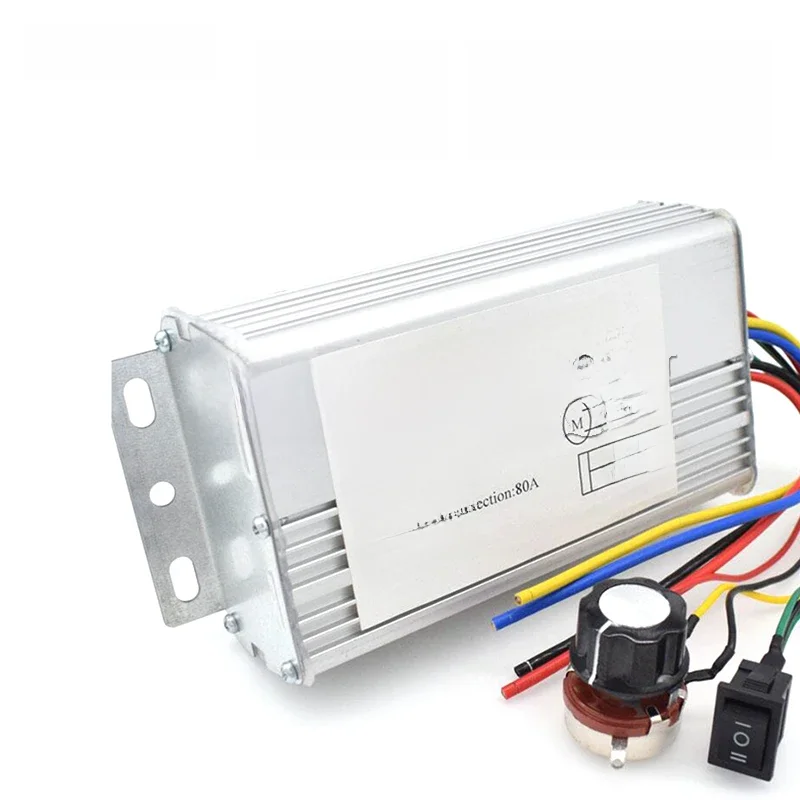 AliExpress NONE DC 12V-60V 70A 4000W DC Durable Motor PWM Speed Control Brush Controller Replacement For Electric Scooter Bicycle Portable