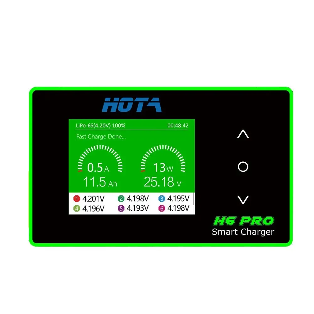 HOTA H6 Pro DUO AC 200W DC 700W 26A شاحن ميزان البطارية لبطارية ليبو 1-6S