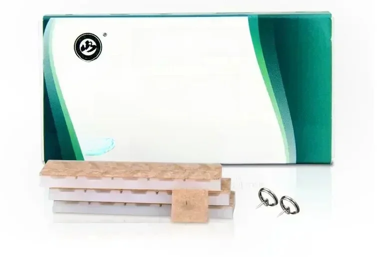 Presse auriculaire stéréoscopique pour massage auriculaire, plâtre de poulet, intradermique, acupuncture auriculaire, 0.22x1.5mm, 5 boîtes, 10 boîtes