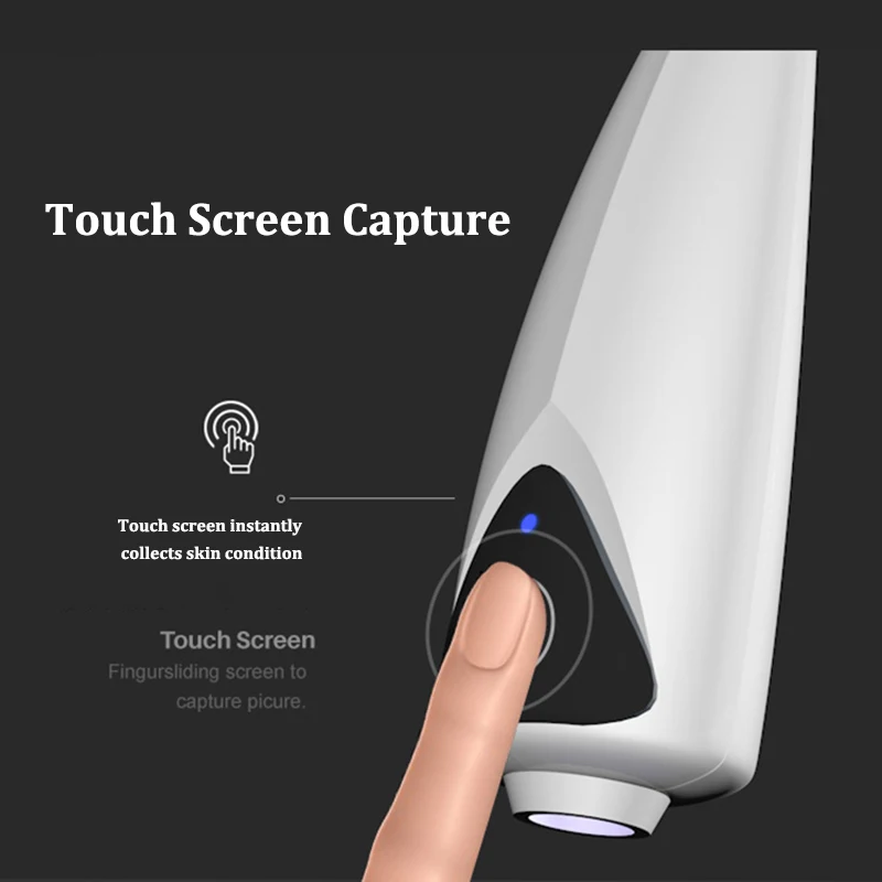 多言語スキンアナライザー機,ポータブルフェイシャルスキンテスト,レコーダー,拡大鏡デバイス,スペイン語,英語,フランス語,2024