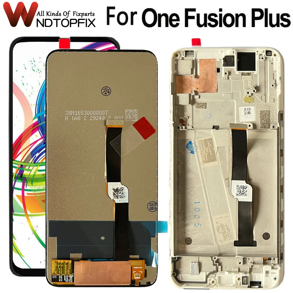 

Test 6.5" For Motorola Moto One Fusion Plus LCD Display Touch Screen Digiziter Assembly PAKF0002IN For Moto One Fusion Plus LCD