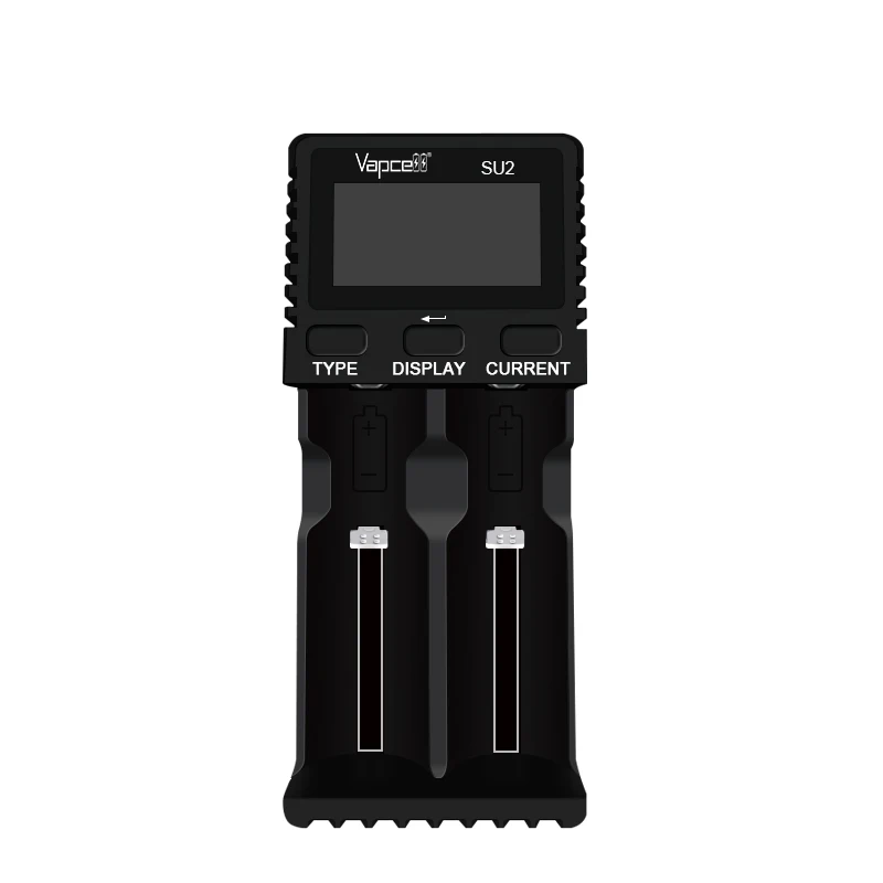 Vapcell SU2 Smart Charger 12A 2.5A Fast Charger For 3.2v Li ion Ni - MH Ni-Cd Battery 32700 26800  21700