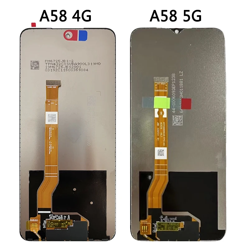 Test A58 Screen For Oppo A58 4G/5G LCD CPH2577 Display Screen+Touch Panel Digitizer Replacement Repair Parts