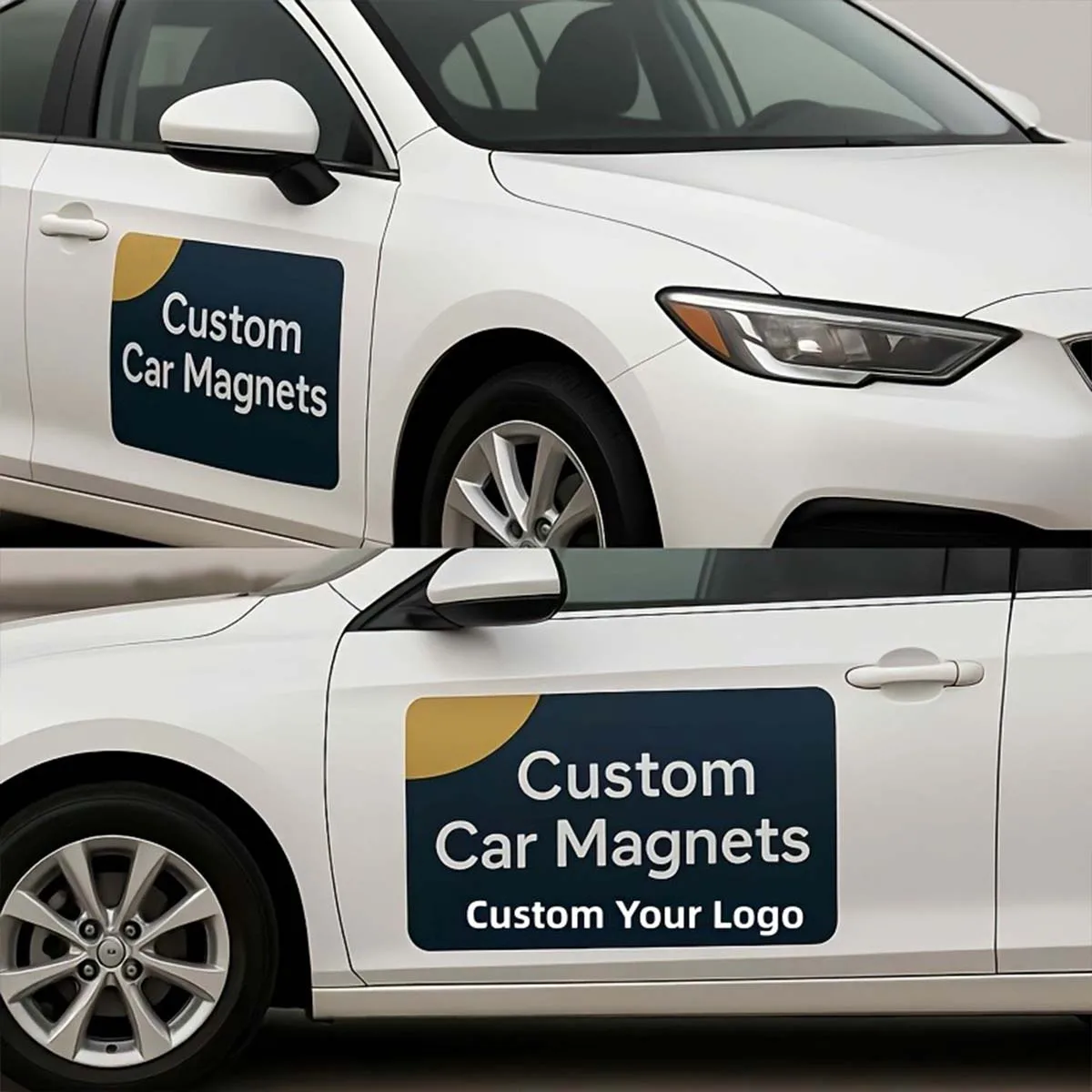 Custom Car Magnet Stickers, Durable Car Magnets, Perfect for Commercial Vehicle Advertising, Customize Your Logo