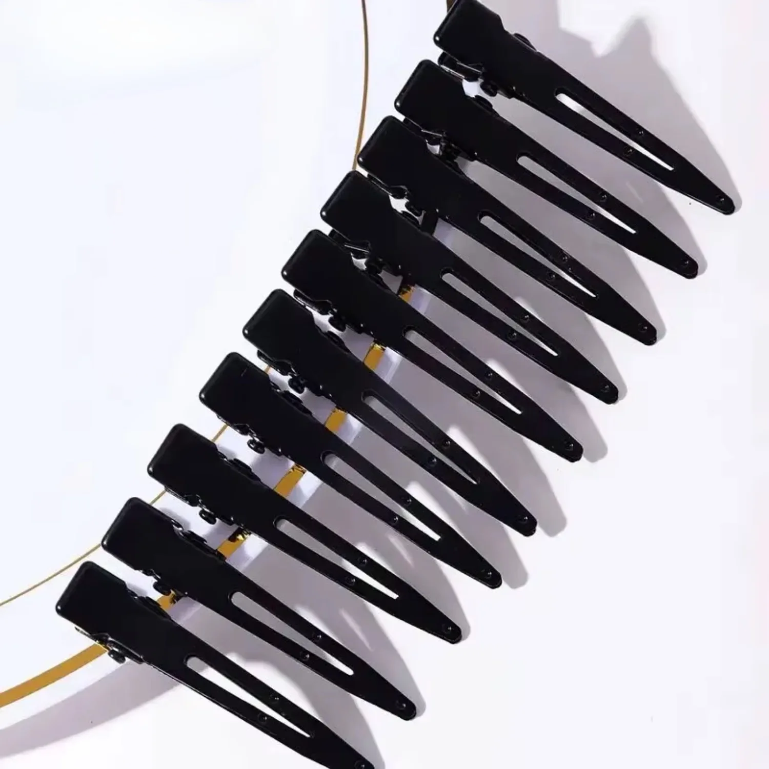 10PCS Black Duckbill Hair Clips Nonslip Alligator Hair Clips Barber Salon Styling Dying Hair Accessories image 3