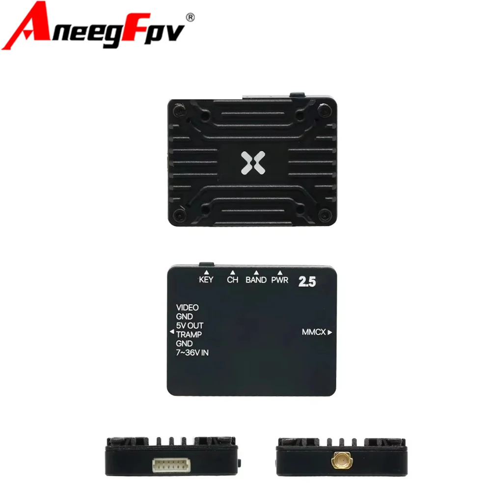 

Foxeer 5.8G Reaper Extreme V2 2,5 Вт 72CH Pitmode 25 МВт 200 МВт 500 МВт 1,5 Вт 2,5 Вт Регулируемый FPV VTX 2-8S 20X20 мм для FPV дальнего действия