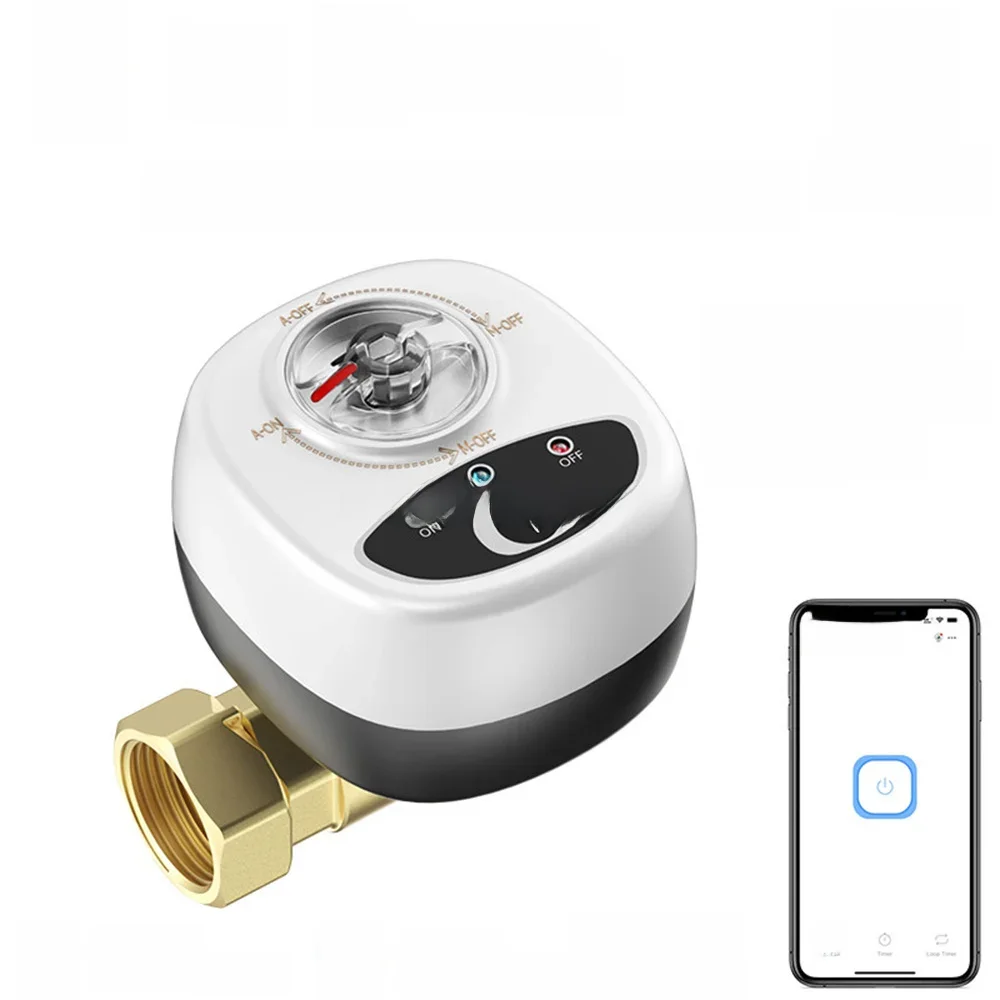 Inteligentny zawór wodny EWeLink Smart Zigbee dla DN15/DN20/DN25, bezprzewodowe sterowanie przez aplikację, wodoodporny zawór kulowy IP65, współpracuje z Alexa i SmartThings. — Zdjęcie 2 z 2