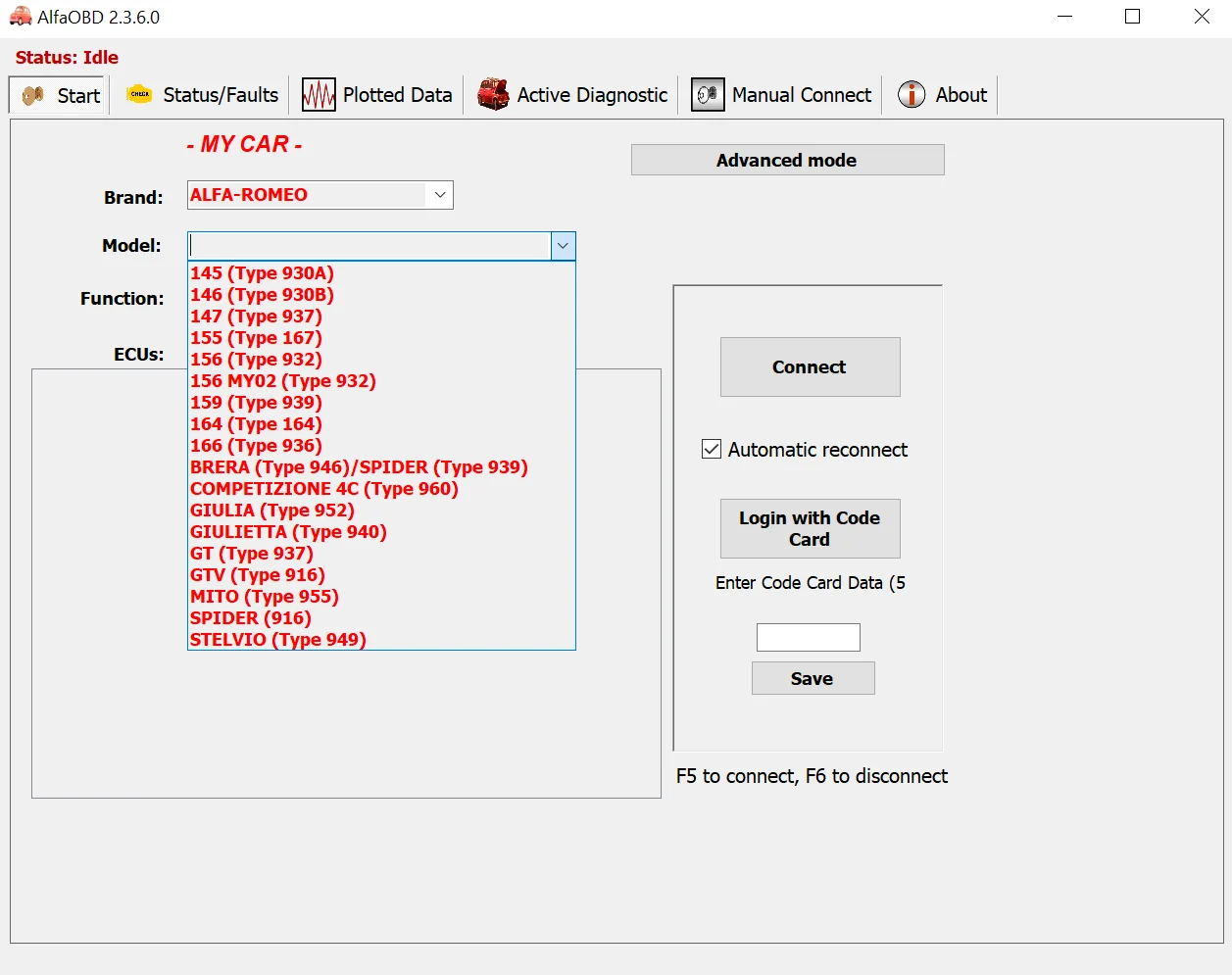 AlfaOBD v 2.3.6.0 For Windows Full Licensed - Diagnosis Alfa Fiat Lancia Abarth Dodge RAM Chrysler Jeep Peugeot Citroën