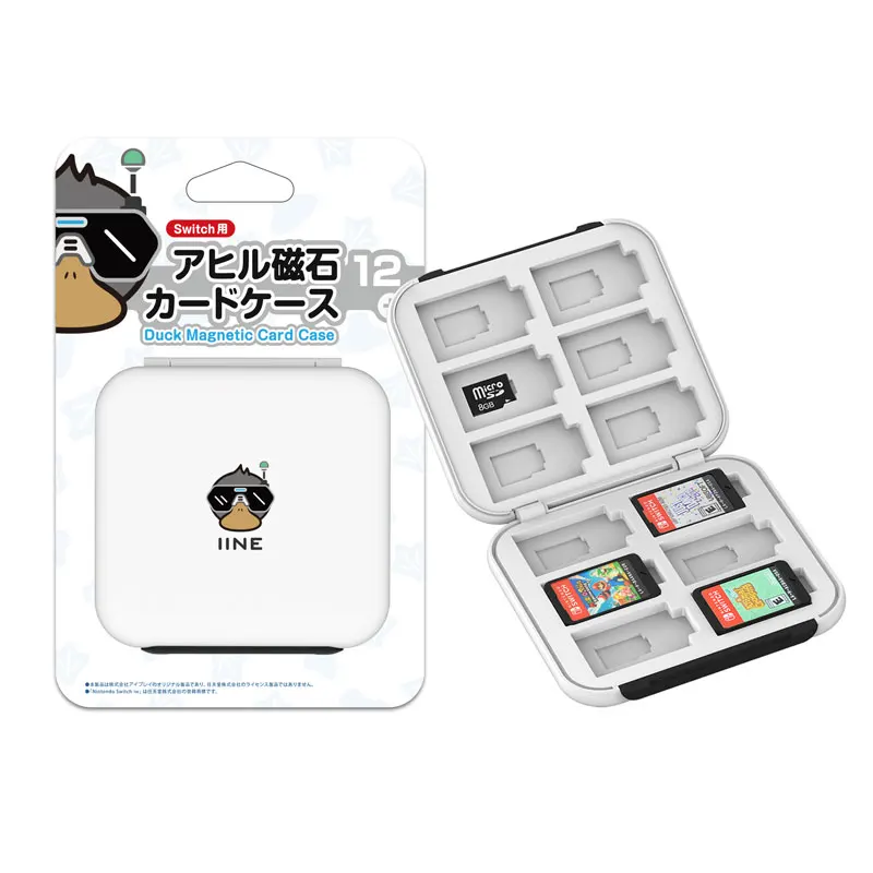 Iineカセットケース,Nintendo Switchと互換性のある12枚のカードケース Iineカセットケース,Nintendo Switchと互換性のある12枚のカードケース