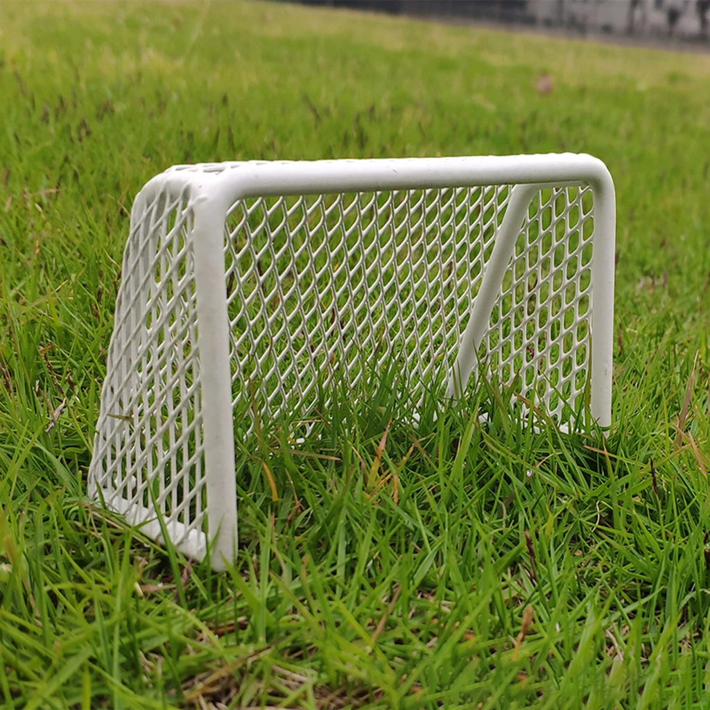 Mini juego de red de postes de portería de fútbol para niños, juego deportivo de mesa portátil, juguetes para niños y niñas, regalo Ideal de cumpleaños para niños