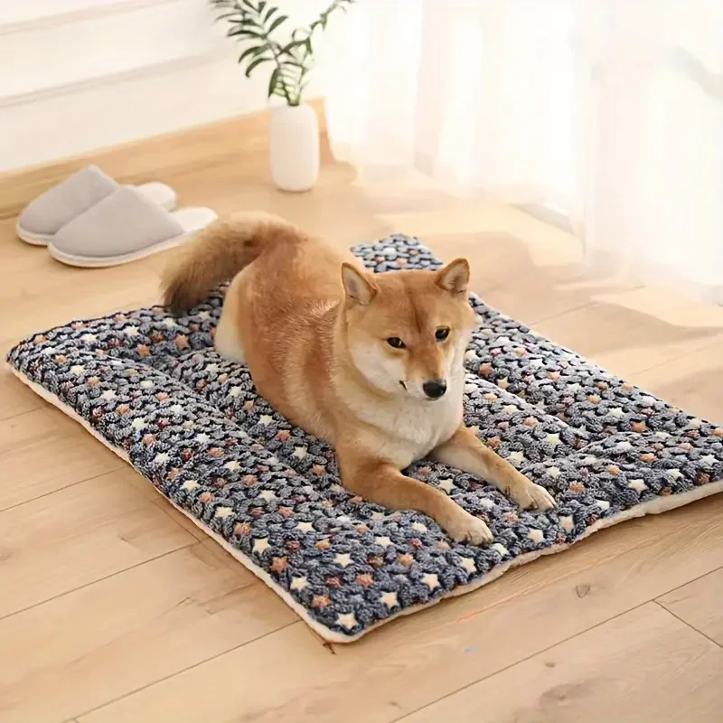 Pet Mat Dog Bed Cat Bed Thicken Sleeping Mat Dog Blanket Mat For Puppy Kitten Pet Dog Bed for Small Large Dogs Pet Rug