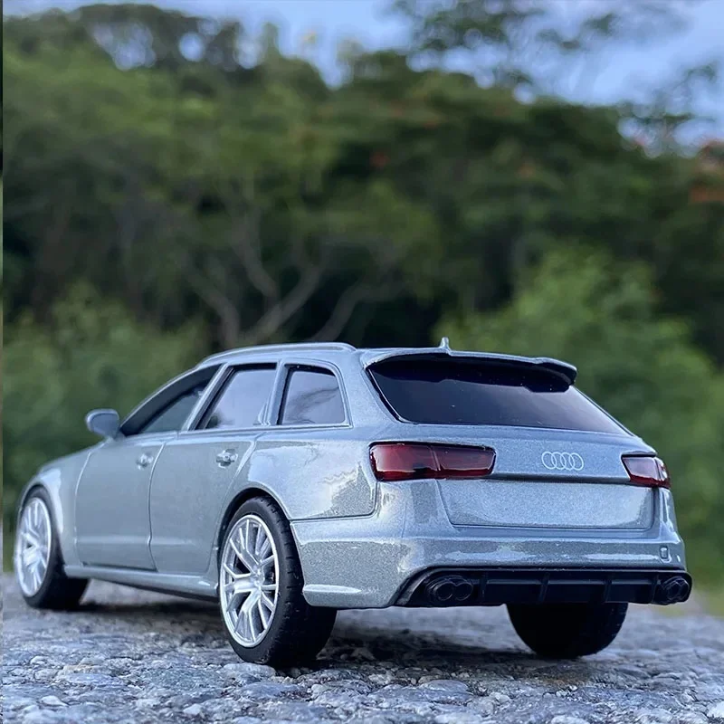 Model samochodu 1:36 RS6 Station Wagon, odlew ze stopu, zabawka, metalowy model samochodu, wysoka symulacja, napęd na naciąg, kolekcja, prezent dla dzieci — 2