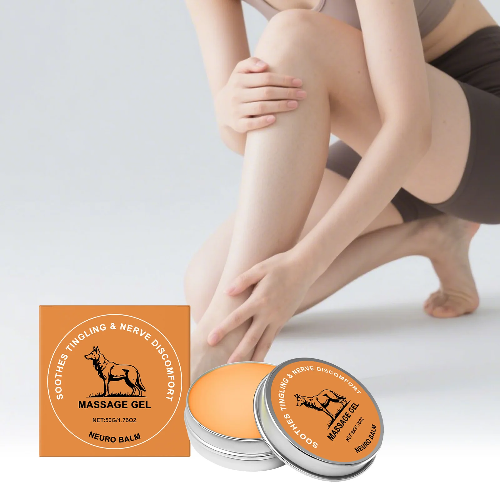 Neuro Vive Balm for Neuropathy Treatment Moisturizing Skin Soothing Muscle Massage Natural Herbal Ginger Oil Joint Care Cream