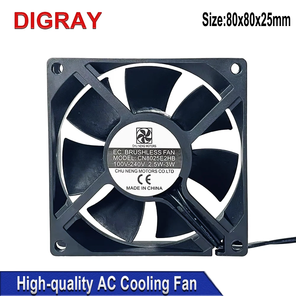 

DIGRAY 100V-240V High Quality Cooling Fan, CN8025E2HB Original New Cooling Fan For Laser Marking Machine Engraving Machine
