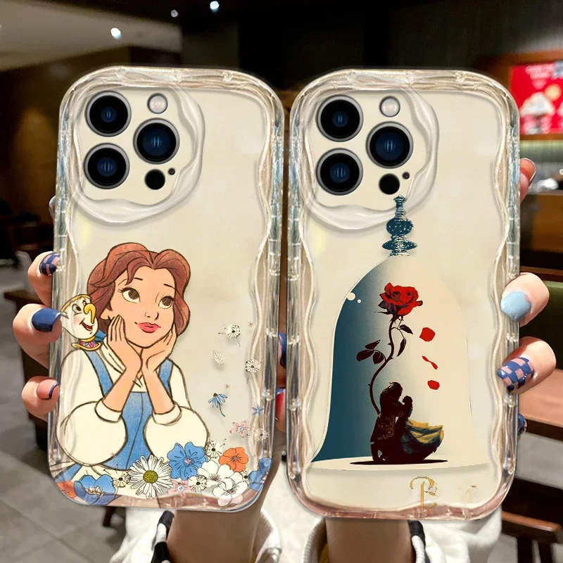 Beauty and Beast Princess Handy hülle für Apple iPhone 15 14 13 12 11 Pro x xr xs max plus 8 7 plus