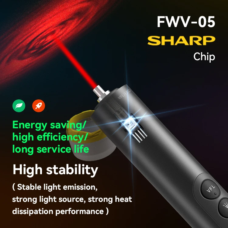 OFW 20/30mW Visual Fault Locator FWV-05 เครื่องทดสอบไฟเบอร์ออปติก Optical Power Meter OPM VFL