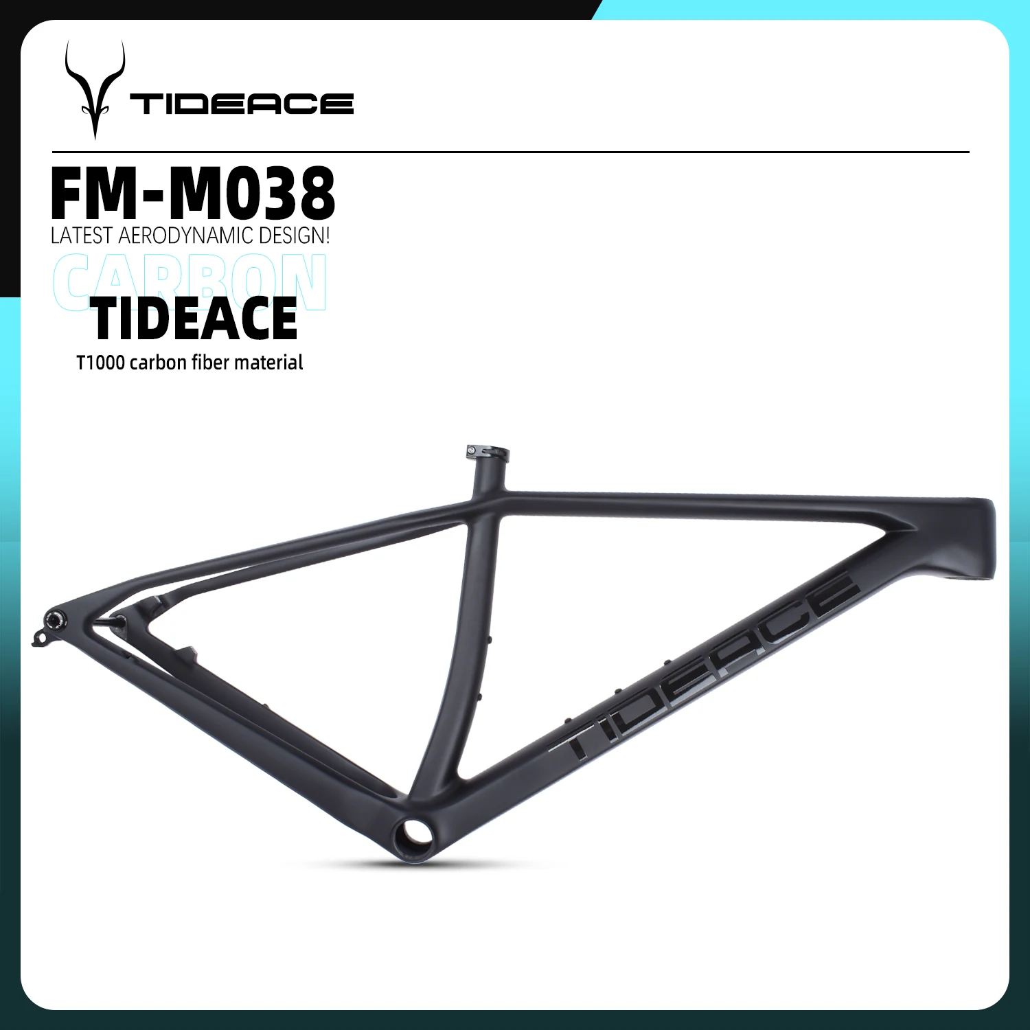 Tideace Bikes UDH T1000 Full Carbon Frame mtb 29 148mm Boost MTB Frame Hardtail Max 34T Mountain Bike Frames 29er