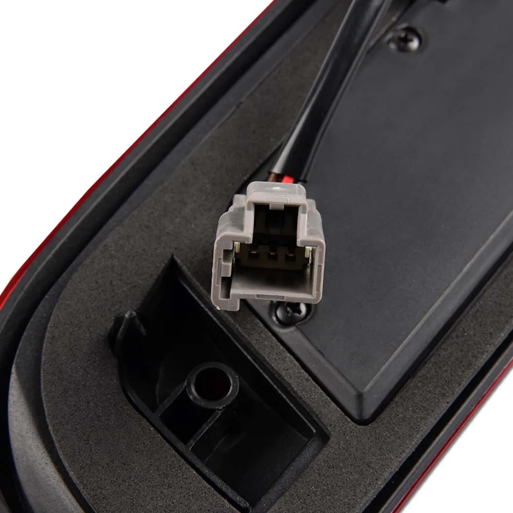 Led الفرامل الذيل ضوء البضائع مصباح صالح ل 2014-18 تشيفي سيلفرادو Gmc سييرا 1500 الخلفية الأحمر عدسة أسود الإسكان عالية جبل وقف