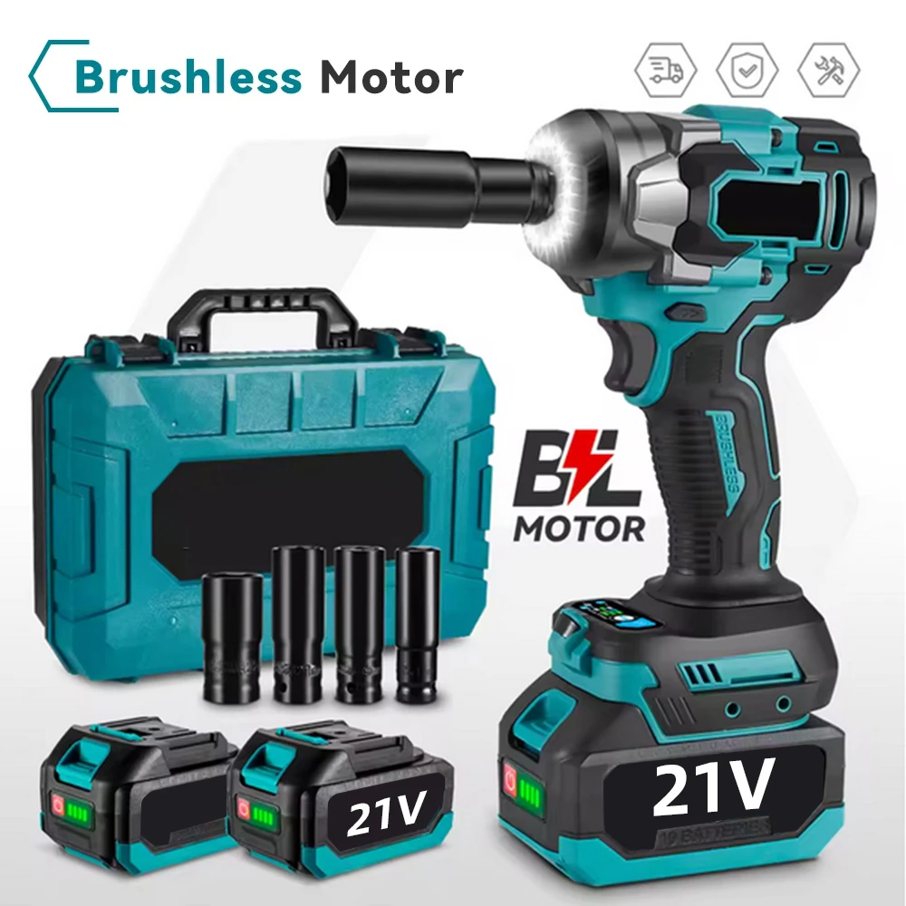 Makita – clé à chocs électrique sans balais 1200N.m, 5 vitesses, tournevis 1/2 pouces, outil électrique de réparation automobile pour batterie 18V