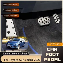 AT Car Foot Pedals Cover For Toyota Auris Corolla Suzuki Swace E210 2018 2019 2020 Auto Gas Brake Restfoot No Drilling Pedal Pad