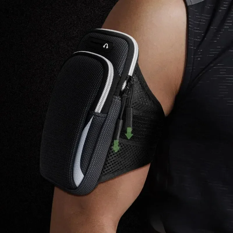 Brassard universel Sport coque de téléphone pour bras de course support de téléphone sport sac Mobile main pour iPhone Xiaomi Huawei moins de 6.5 "7.2