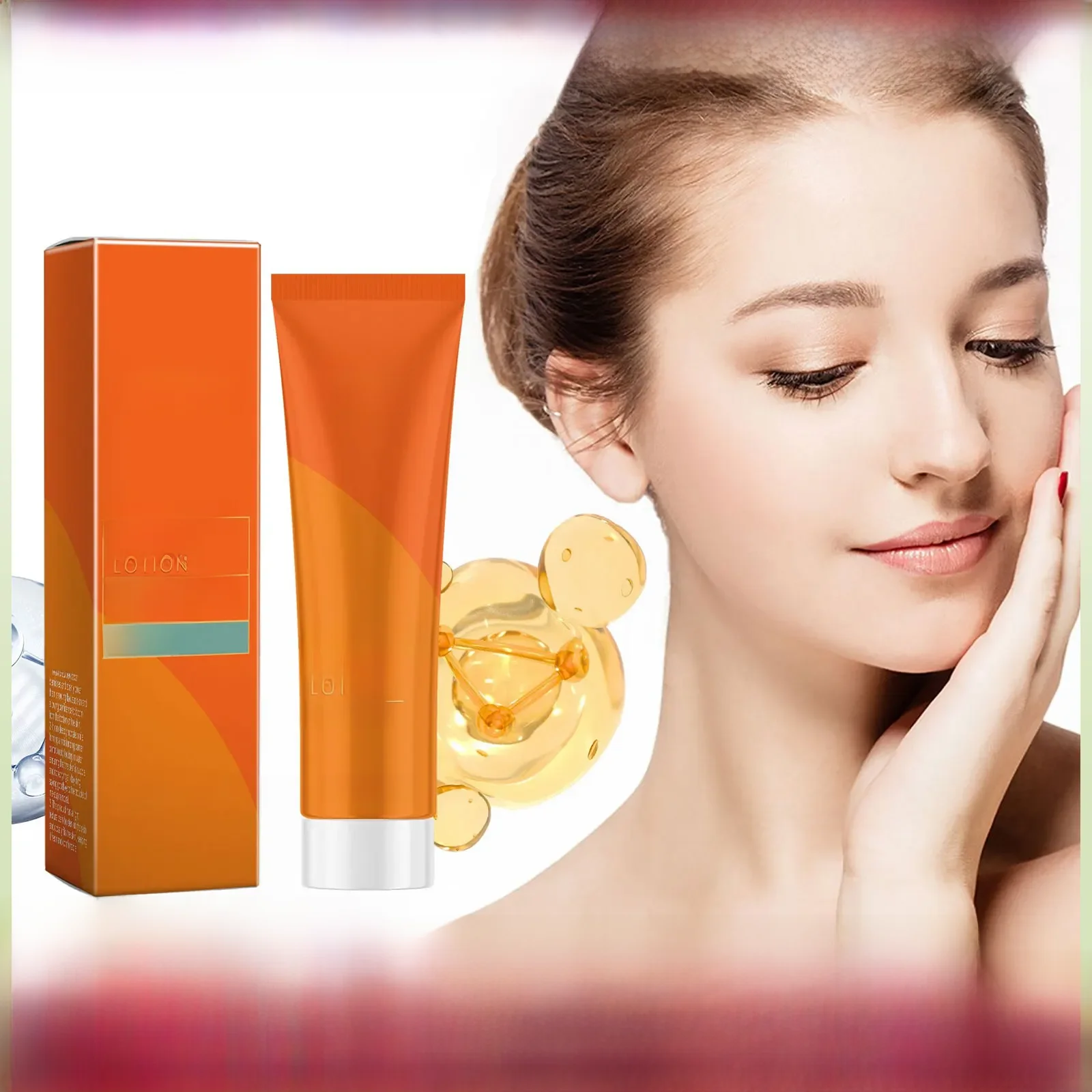 Lotion absorbant la sueur pour le contrôle de l'huile du visage, améliore la rugosité, durable, rafraîchissante, prévient le colmatage des pores, crème hydratante pour le visage